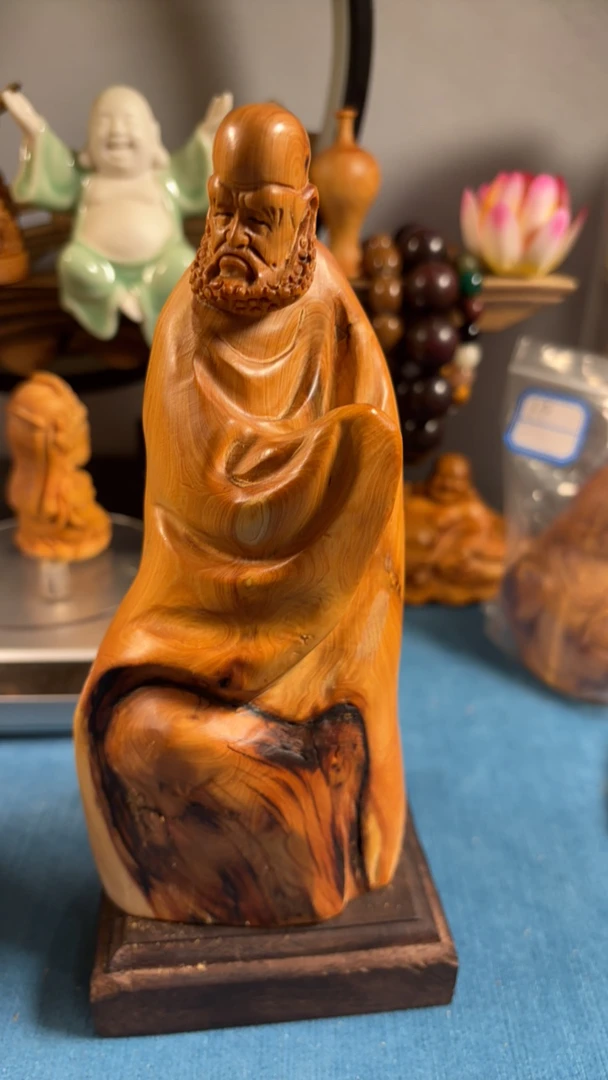 太行崖柏摆件达摩305