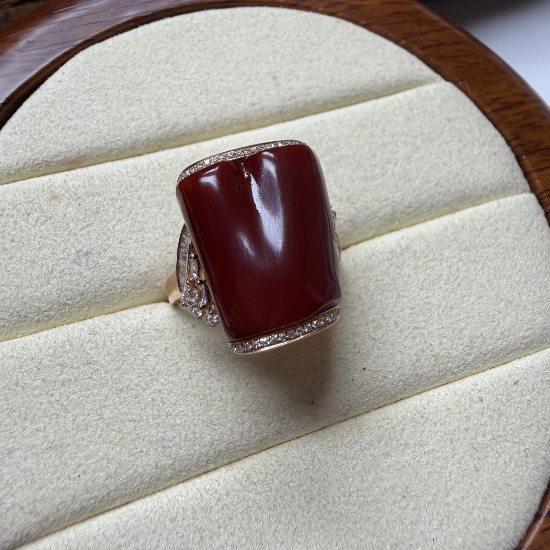 阿卡18金戒指-104003