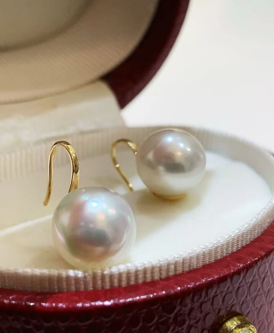 12mm正圆 极光 无暇时尚饰品耳钉