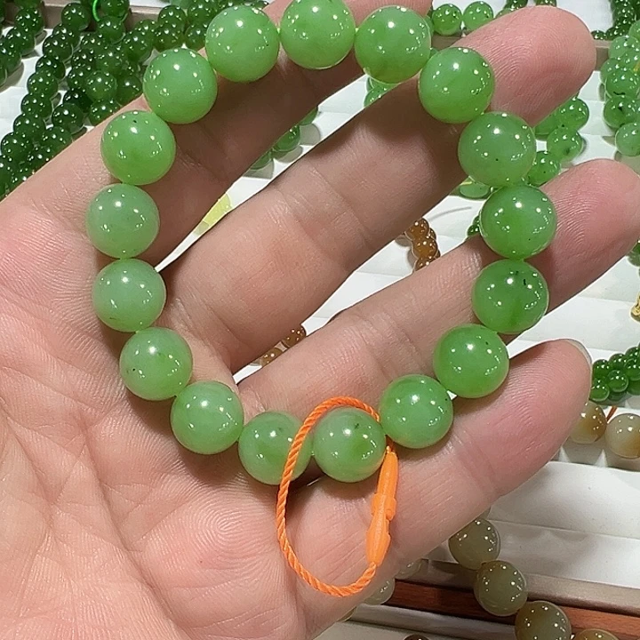 和田玉（碧玉）未镶嵌手串