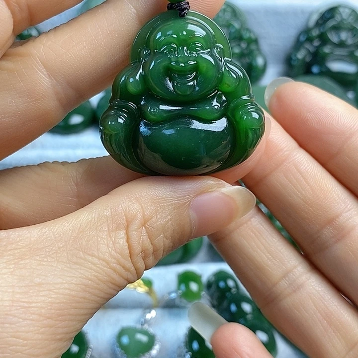 吊坠(不含链)未镶嵌和田玉（碧玉）34