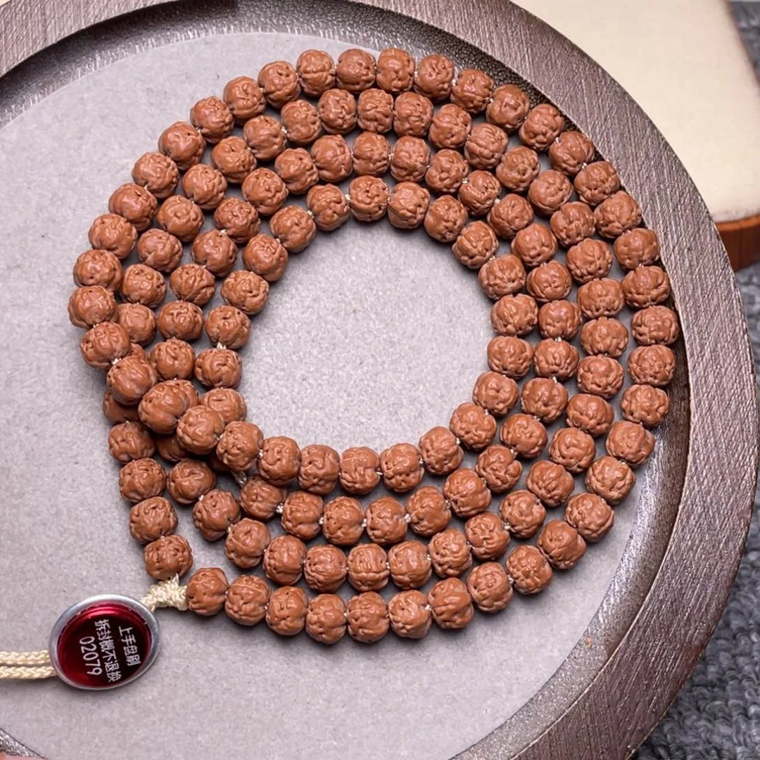 手串金刚菩提天**间梅朵头货佛手108尺寸7.2