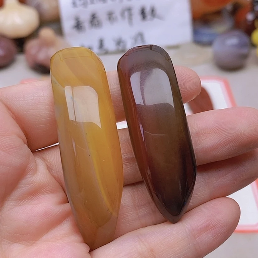 【闪购商品】未镶嵌玛瑙/玉髓珠宝半成品雪*