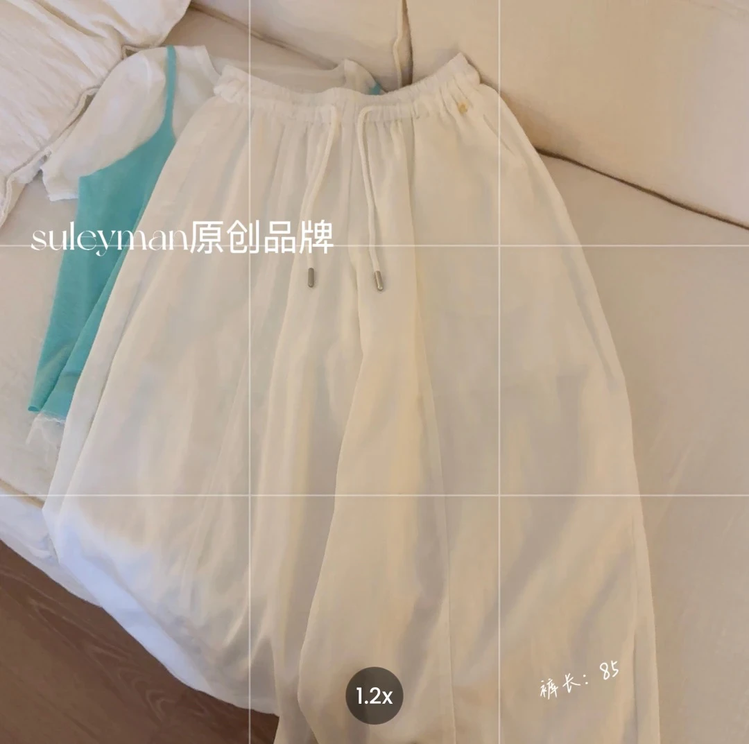 青木子Suleyman【亚麻气球裤】2025新款裤子