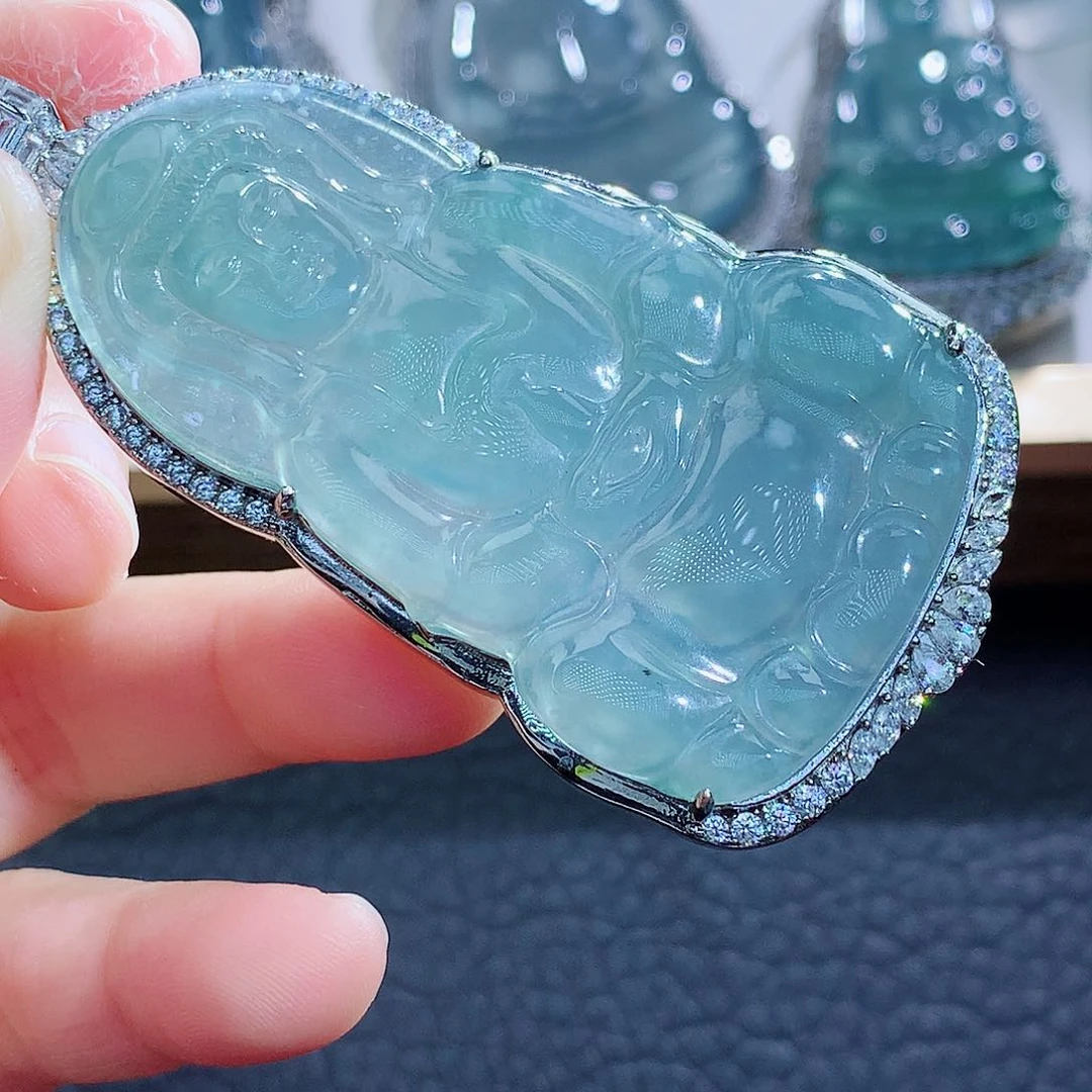 未镶嵌挂件翡翠翡翠