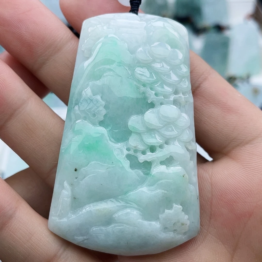 颈饰未镶嵌翡翠翡翠