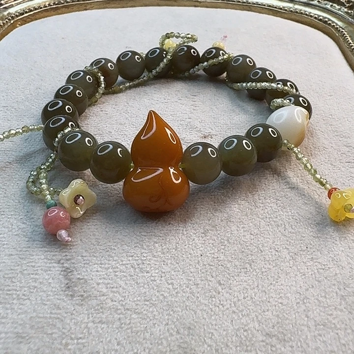 琥珀未镶嵌手链琥珀手串