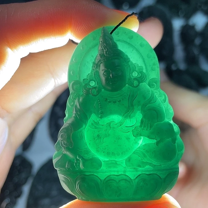 定制翡翠未镶嵌财神