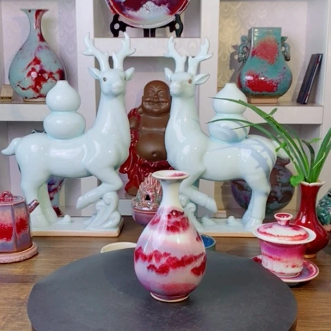 瓷片禹州神后钧瓷原产地~