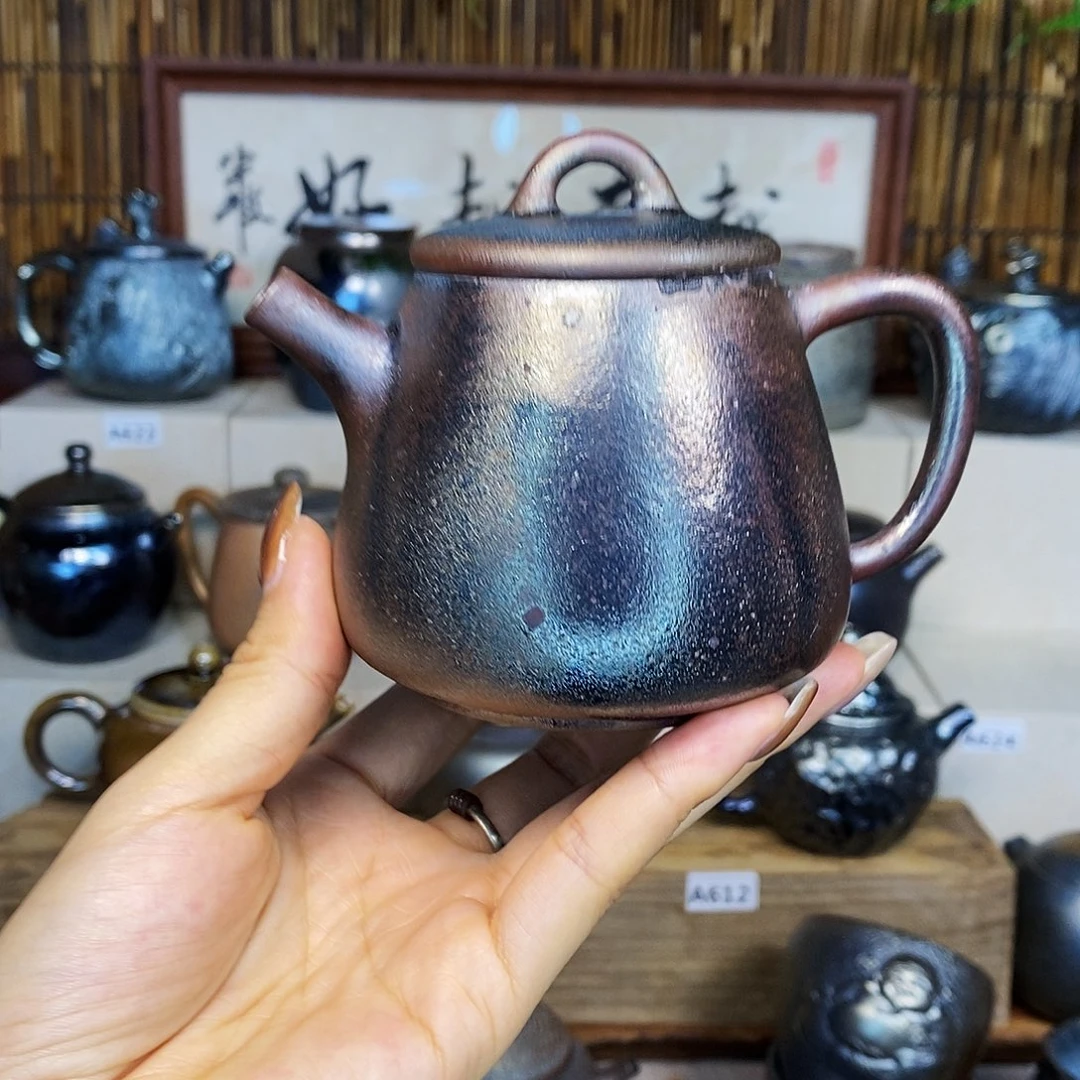 杯云南建水紫陶柴烧壶瑕疵