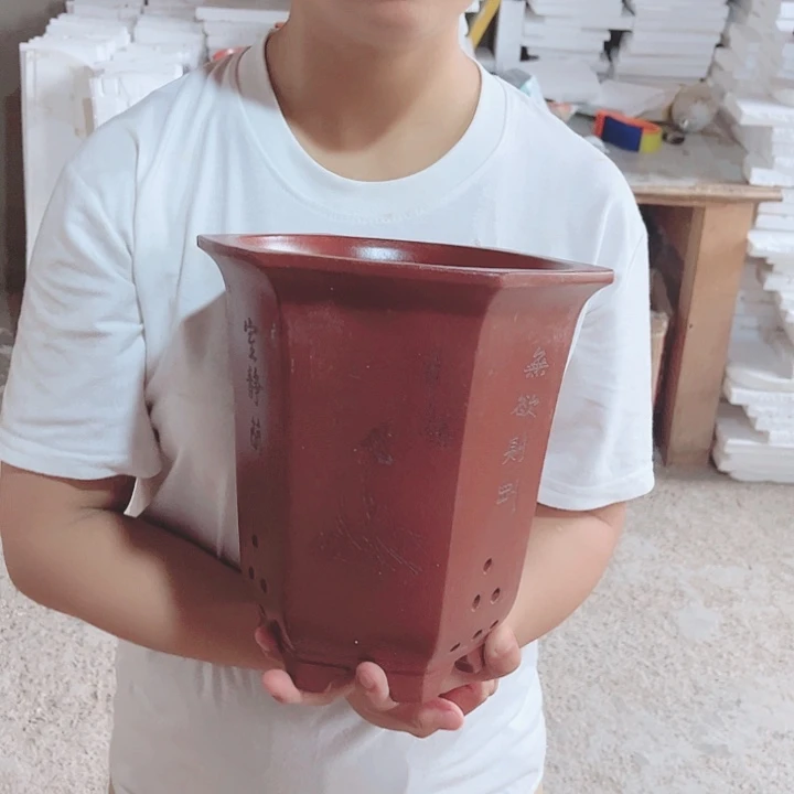 紫砂花盆宜兴紫砂精品花盆