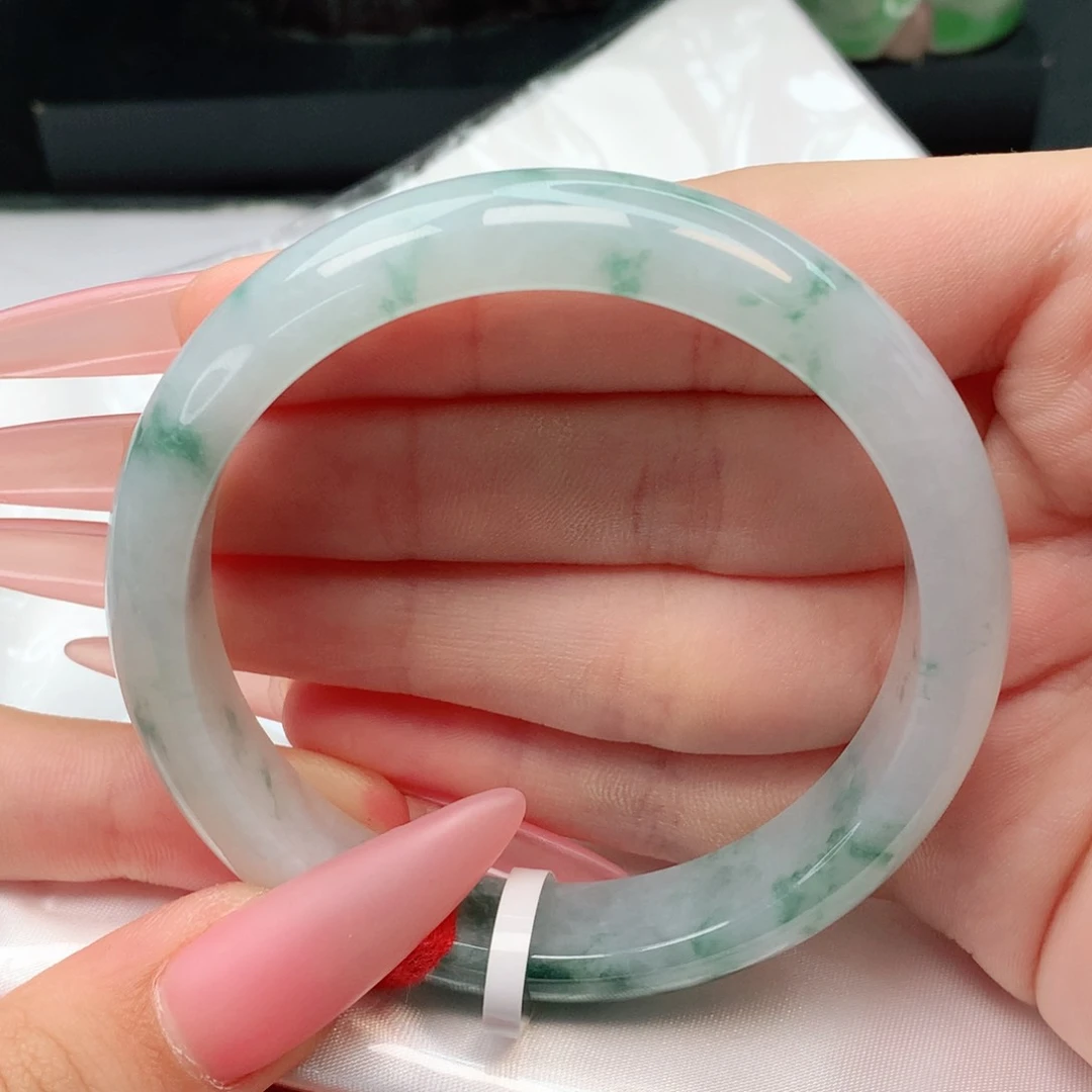 未镶嵌手镯翡翠正圈56