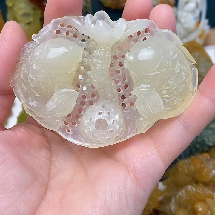 岫玉未镶嵌岫玉吊坠