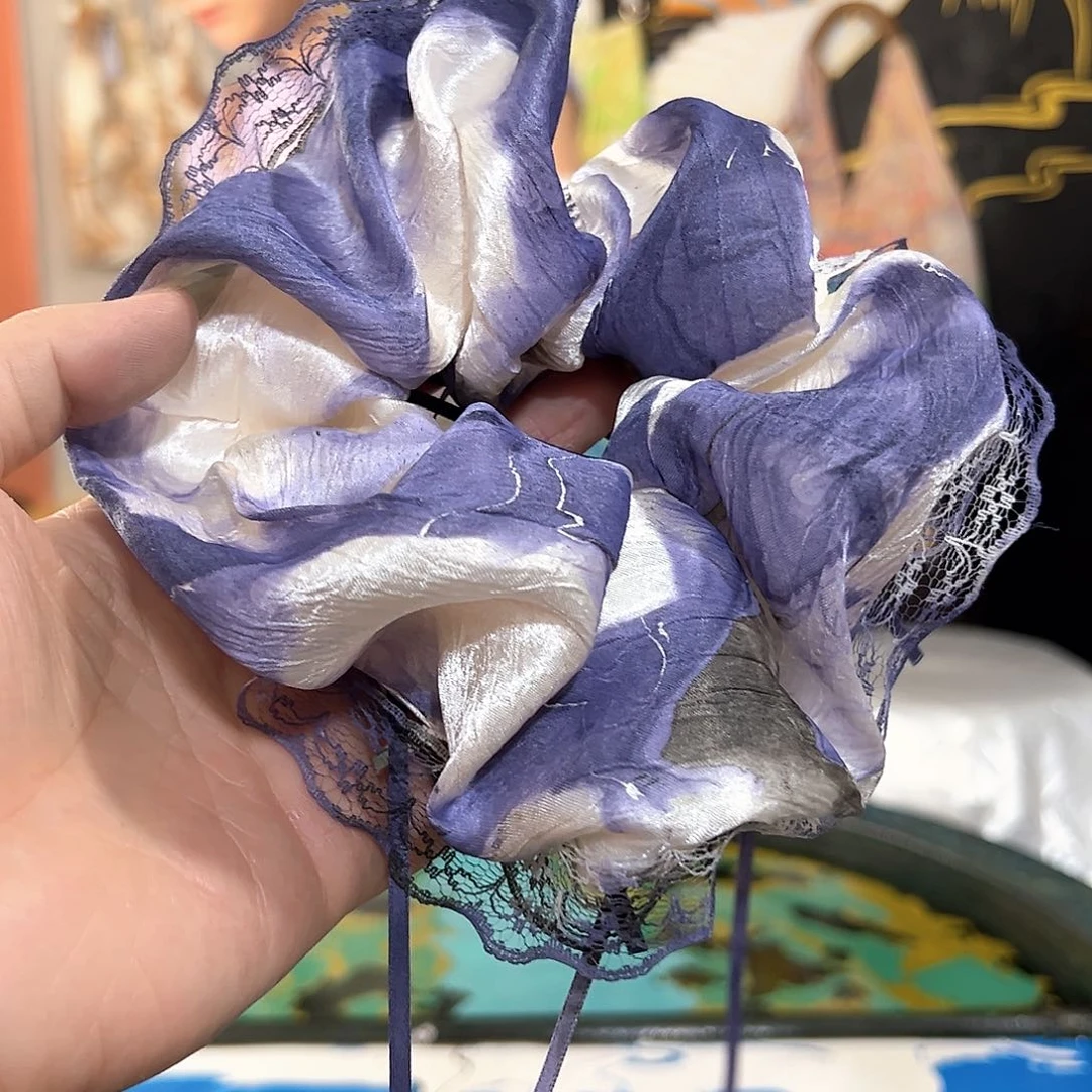 133蕾丝发圈手作