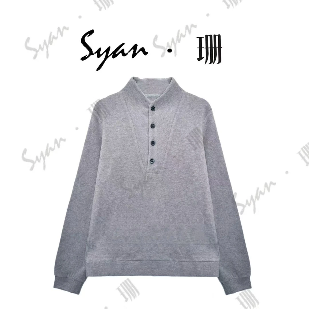 Syan【旧时光影】2025秋冬新款百搭小众高级轻奢设计款小众卫衣