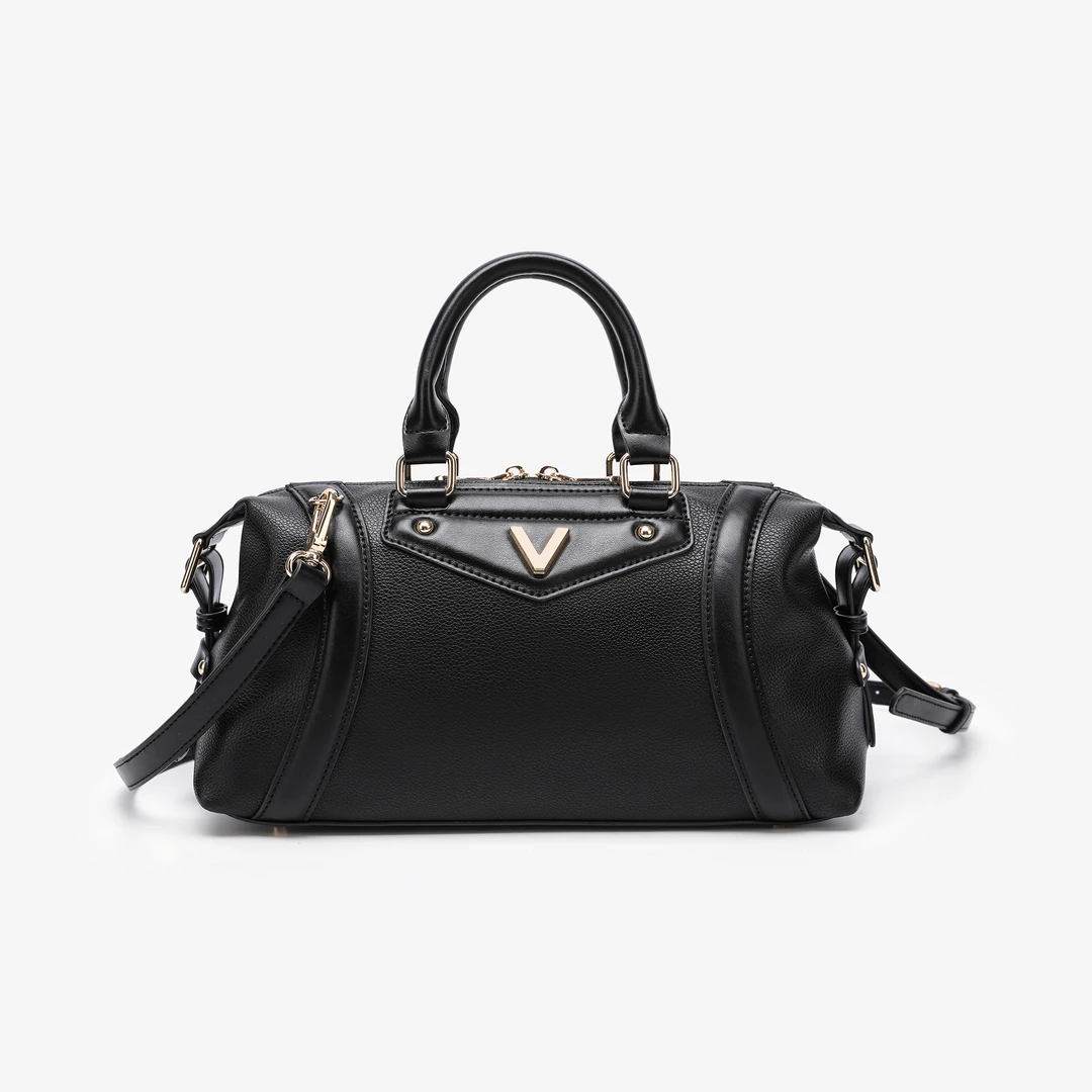 复古轻奢V字机车包