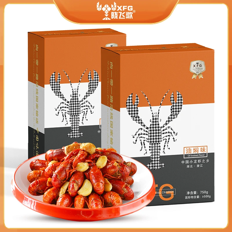 晓飞歌油闷蒜蓉麻辣口味调味小龙虾