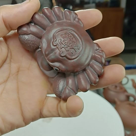 茶壶紫砂㘹壶口瀑布