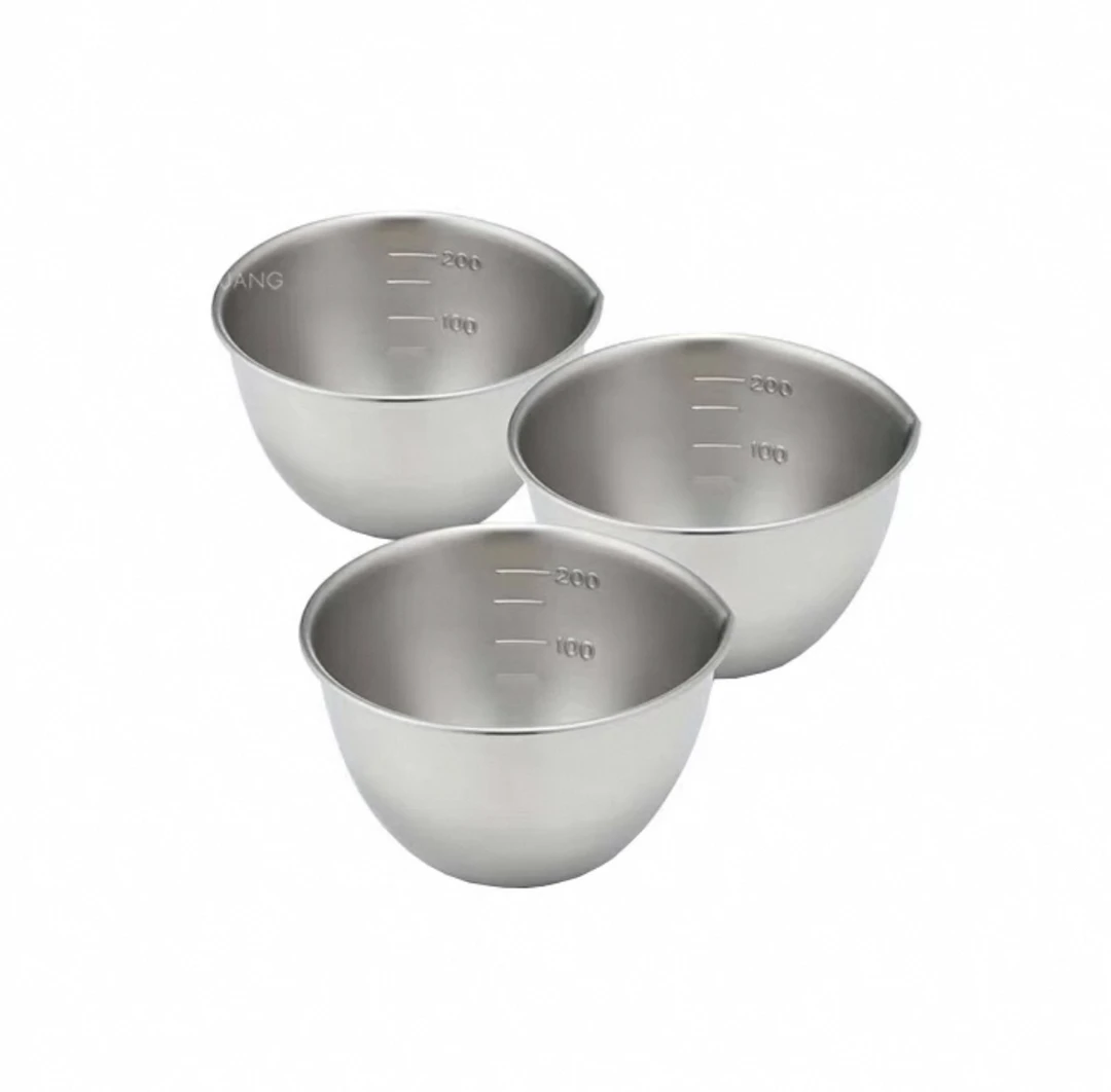 日本制进口下村不锈钢18-8小盆厨房家用调料碗打蛋碗带刻度料理盆