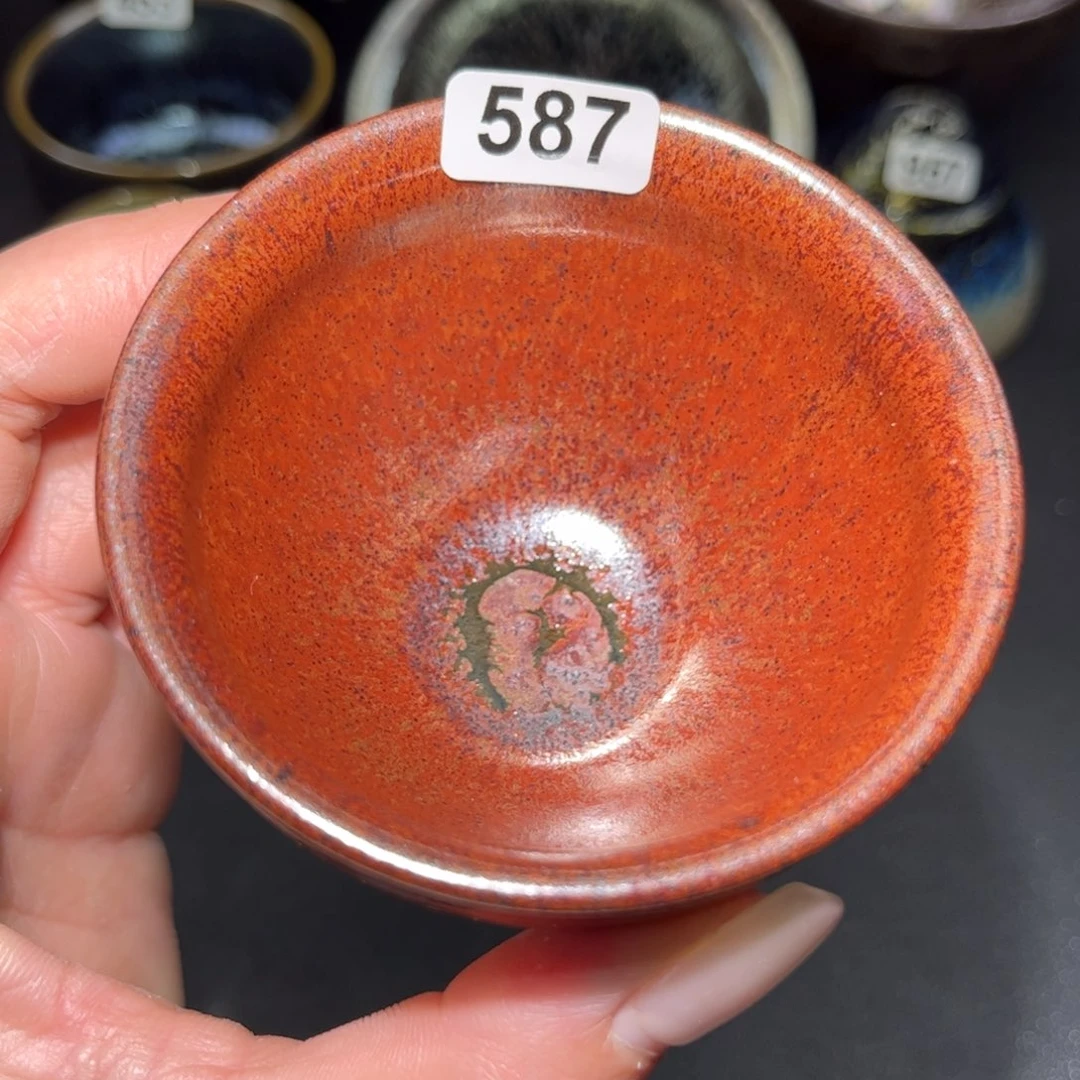 茶盏587 建盏单盏放大漏…………