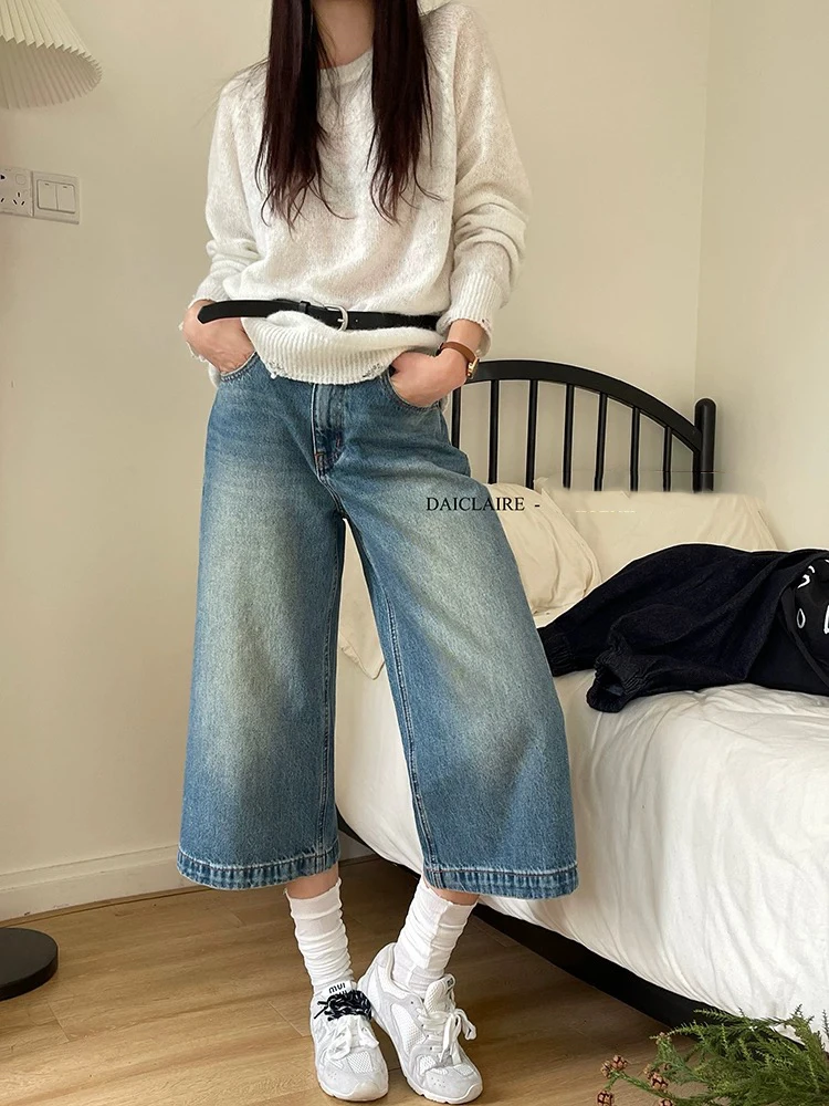 （排单预售）今年必入潮款！真正做到不挑身材！宽松显瘦七分阔腿裤！