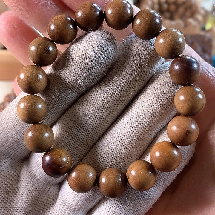 檀香木手串/手链1.2顺纹瑕疵福利款