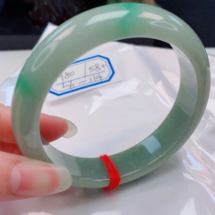 未镶嵌手镯翡翠58圈