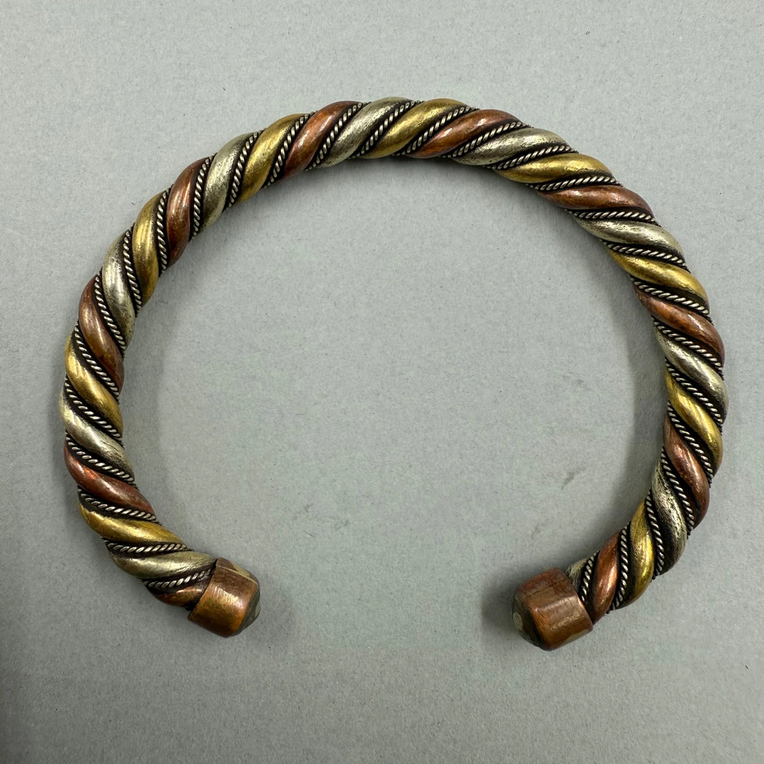 20世纪中期 三色麻花镯/HSZC/64642