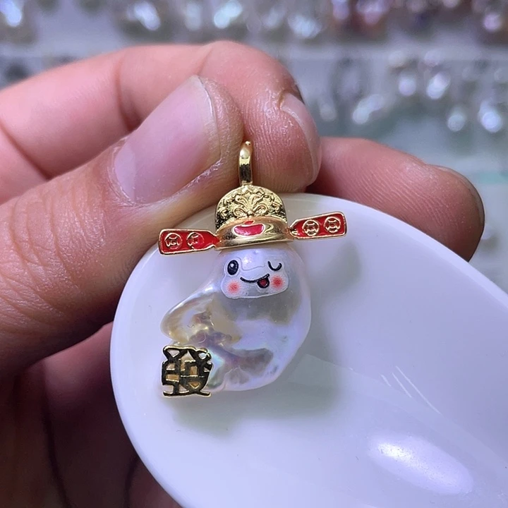 未镶嵌淡水珍珠颈饰09