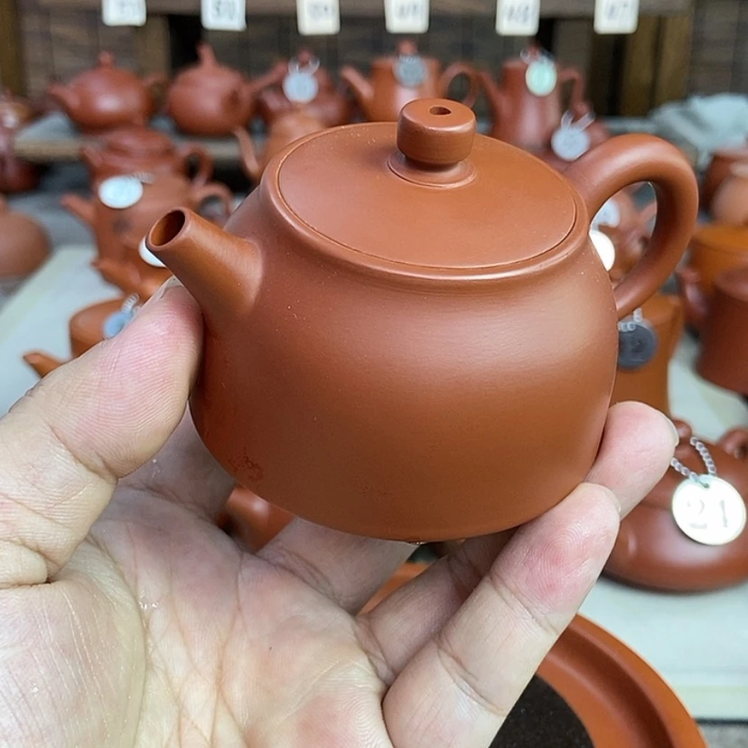 【闪购商品】茶壶朱泥110cc000000000000000
