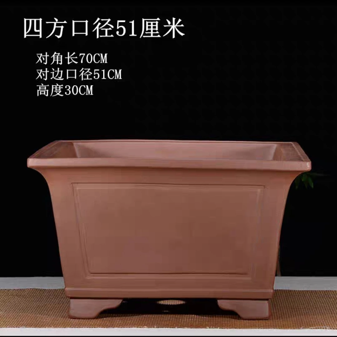 紫砂花盆有无孔菖蒲文竹拇指盆大小号防烂根菖蒲文竹拇指盆大小号