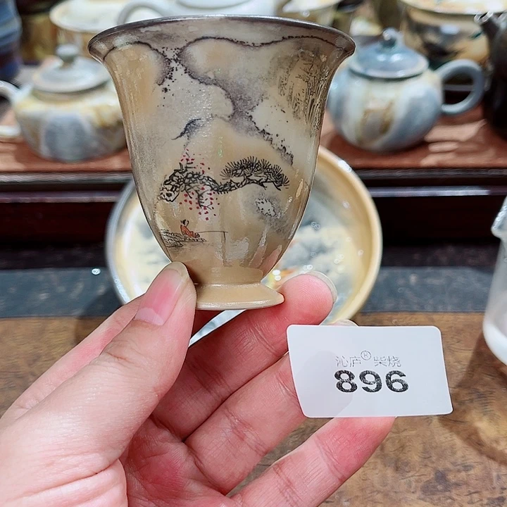 沁庐柴窑古法柴烧全手工茶具