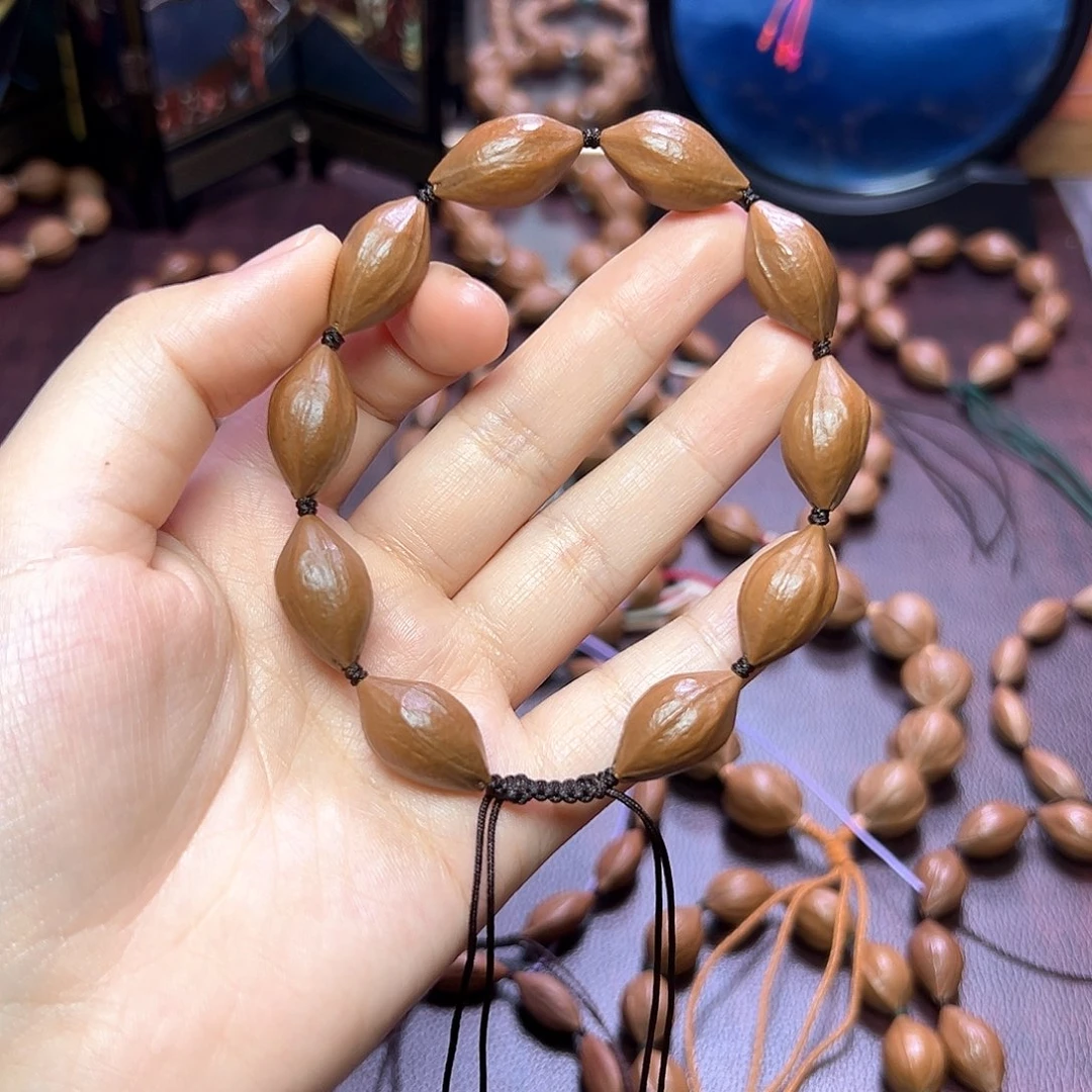 ₯***。手串/手链橄榄核油 红皮 1.2 2.2左右