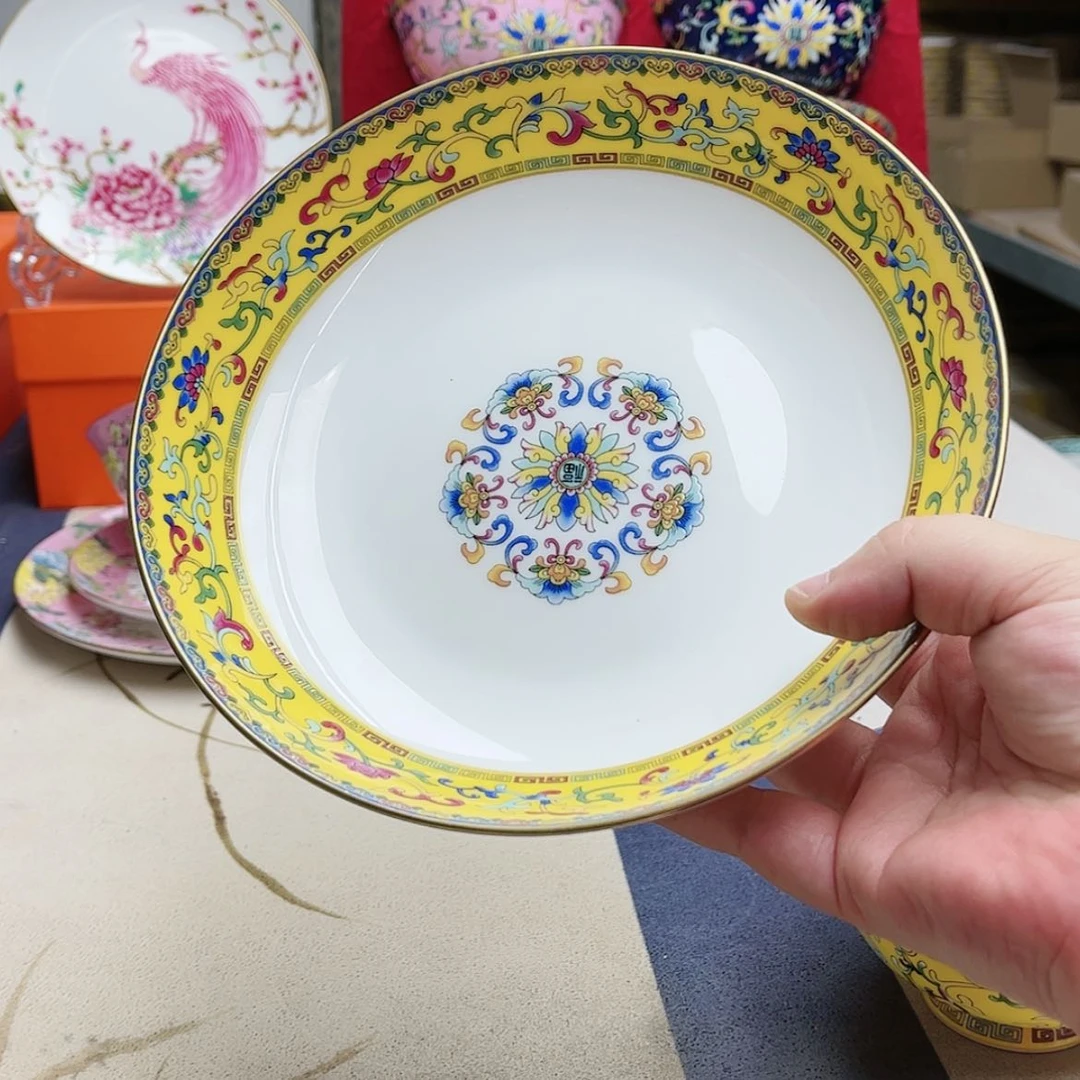 【闪购商品】珐琅8英寸6深黄。。。。。