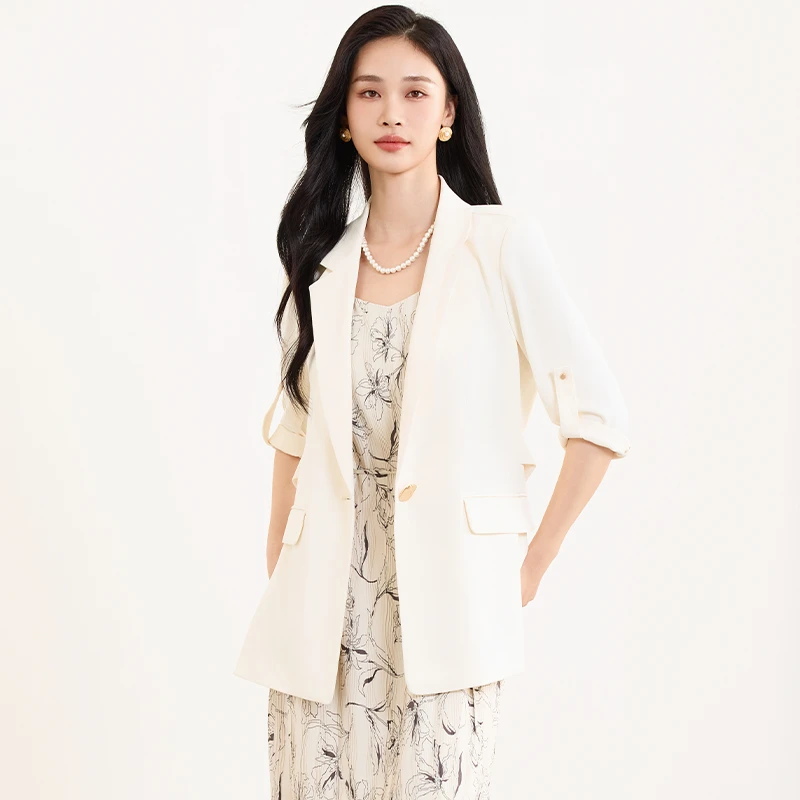 佳人苑外套女春季新款J413047百搭气质