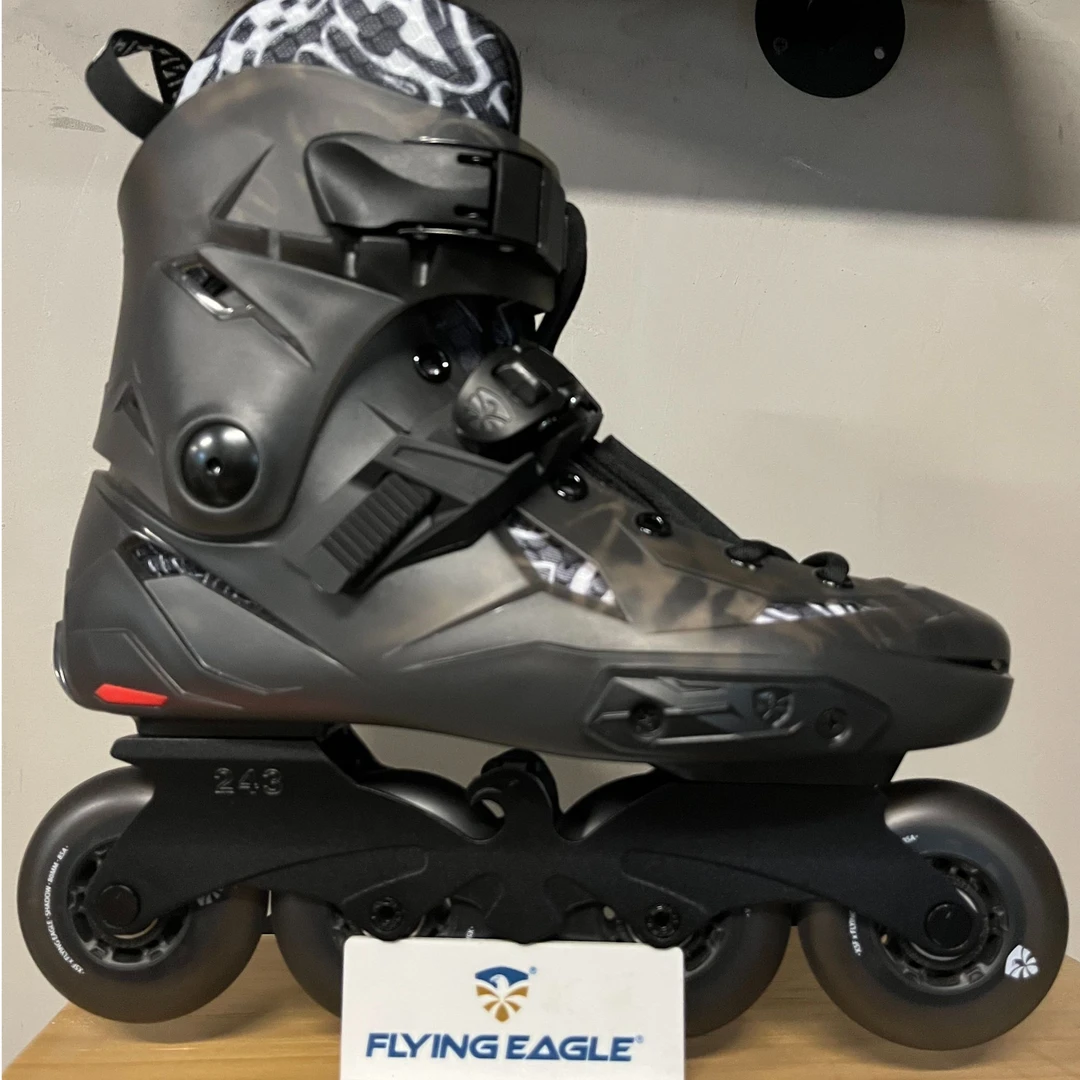 二手捡漏 飞鹰X5F轮滑鞋 42码 轮子磨损 介意慎拍