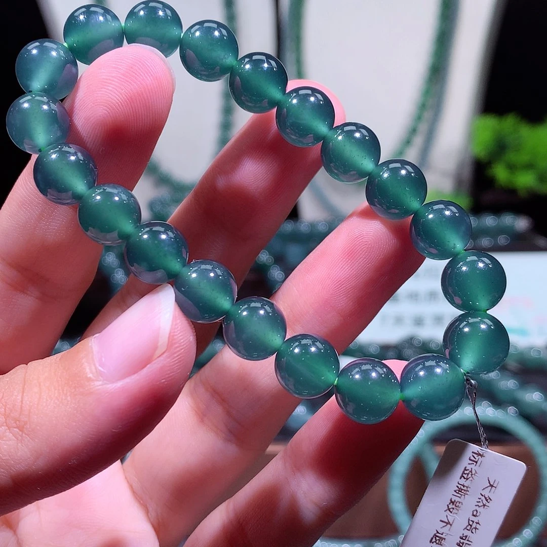 翡翠未镶嵌手链天然a货翡翠手串9.8