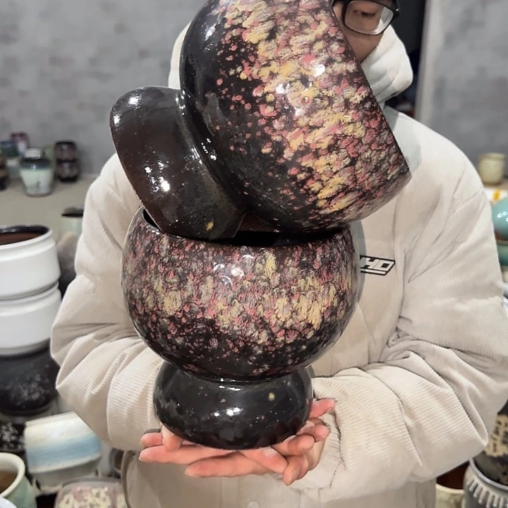 高度20口19啦啦花盆