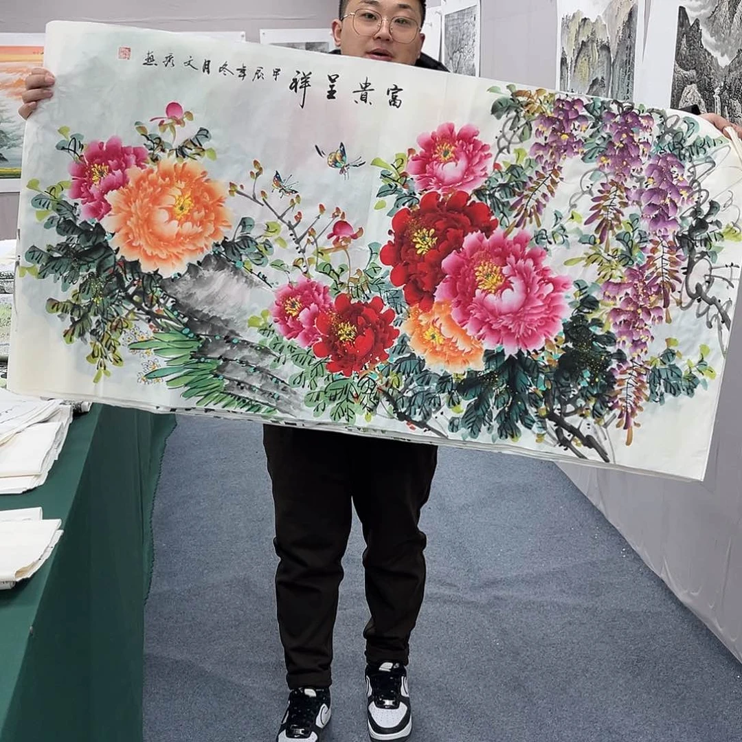 国画宣纸国画纯手绘作品