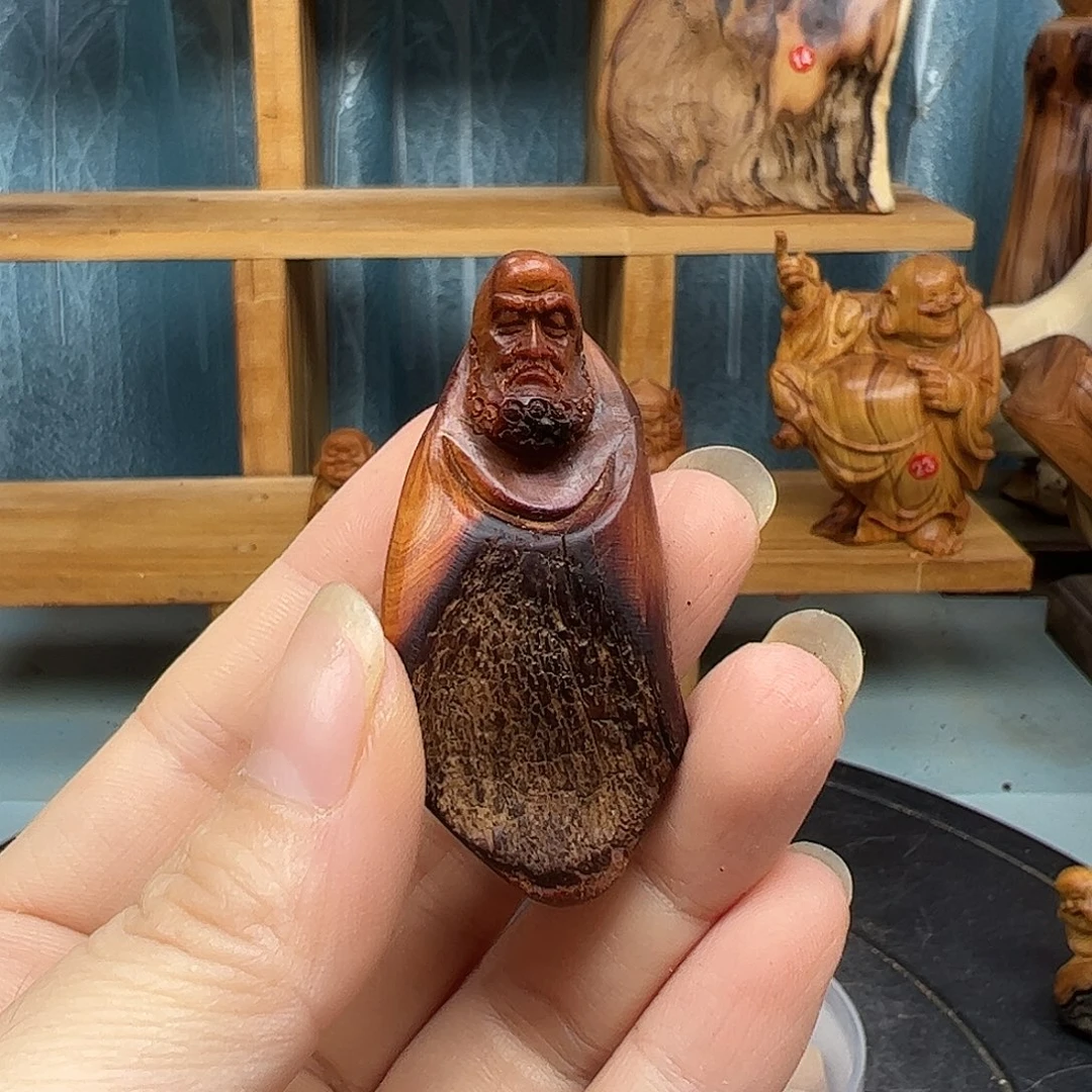 木周崖柏木摆件手把件