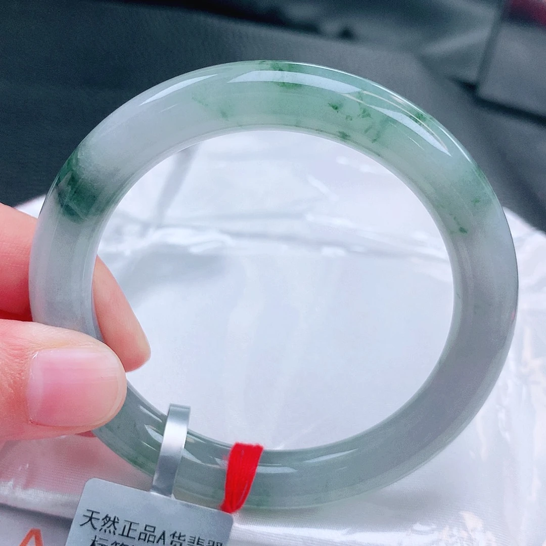 翡翠未镶嵌手镯缅甸天然a货翡翠手镯