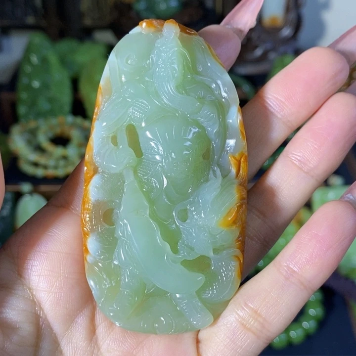 吊坠(不含链)未镶嵌和田玉鑫*达