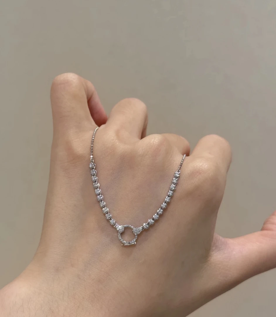 【N·5高定珠宝】  重金 双开万能扣项链  ZSXL0448