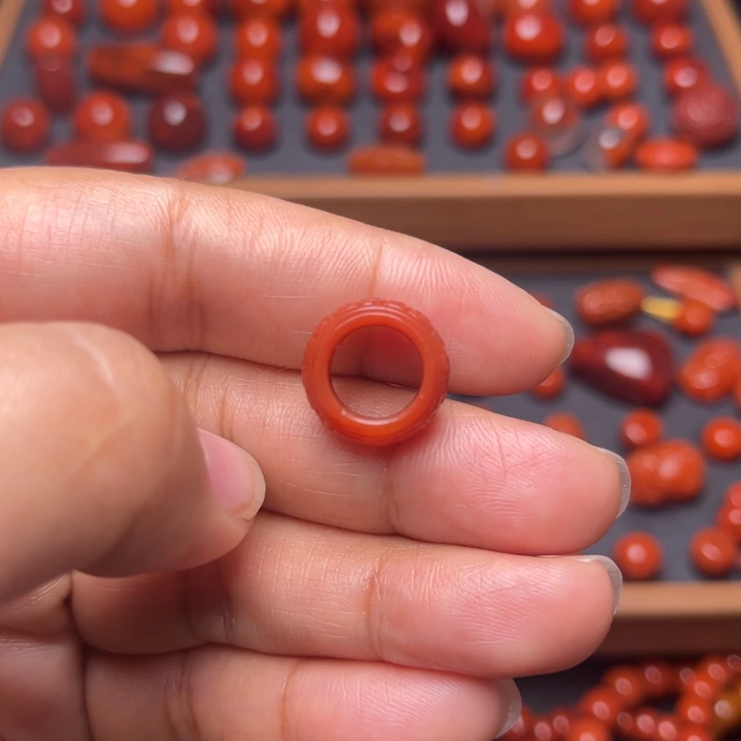 南红玛瑙配饰未镶嵌双****X配饰