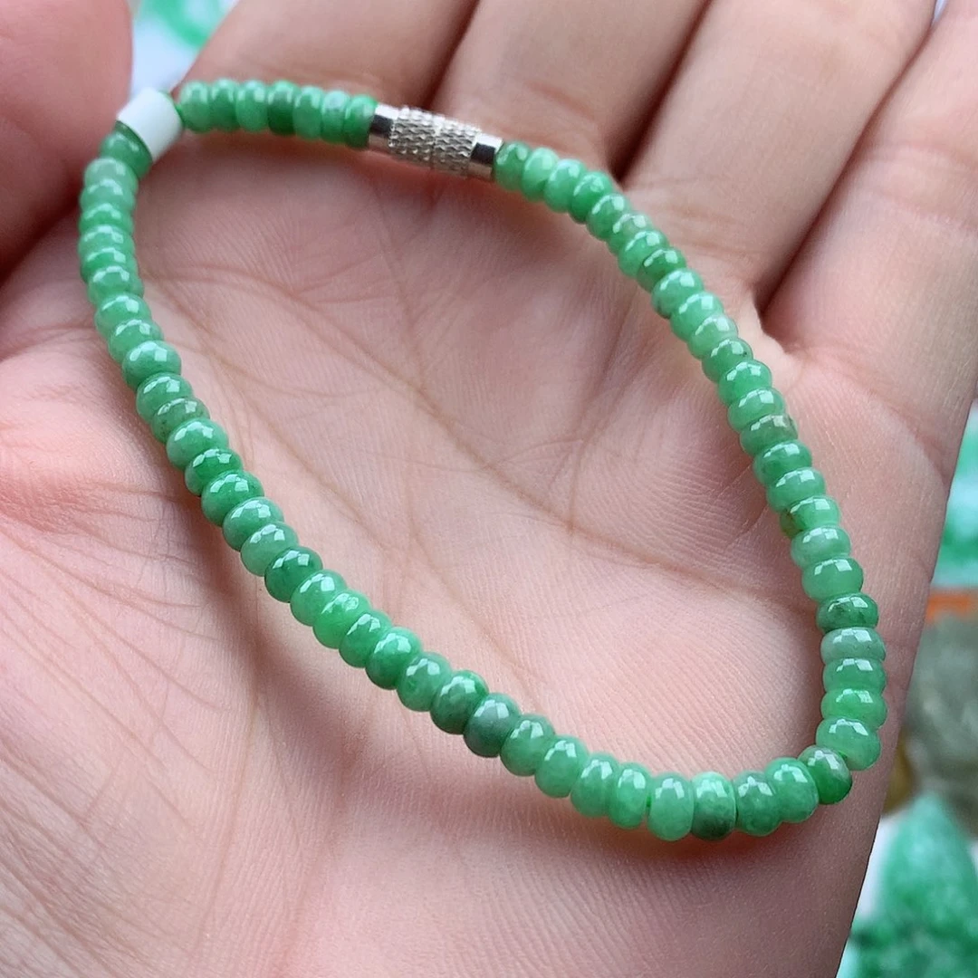 未镶嵌手链翡翠手串