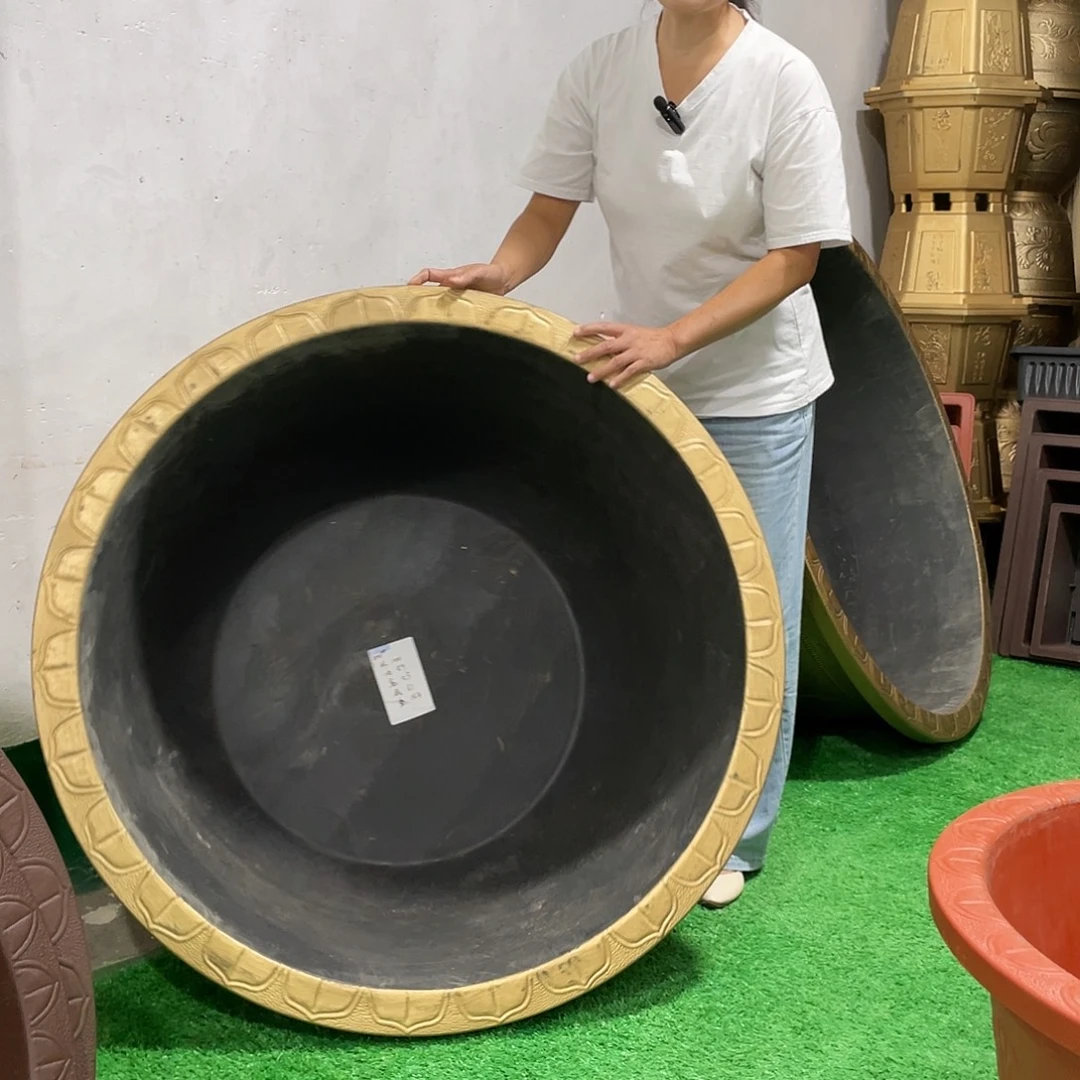 园盆古铜一米一个