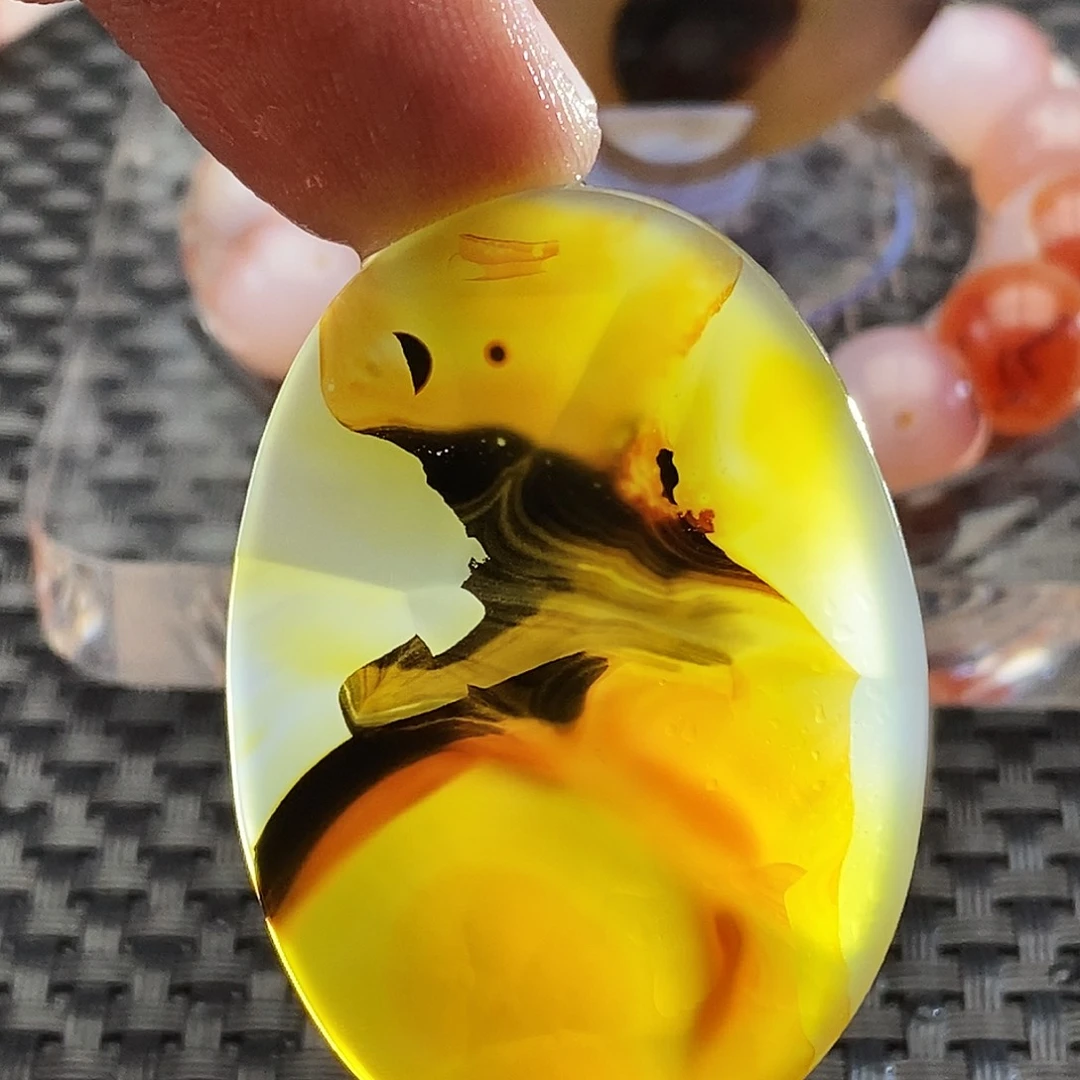 玛瑙/玉髓未镶嵌吊坠(不含链)109