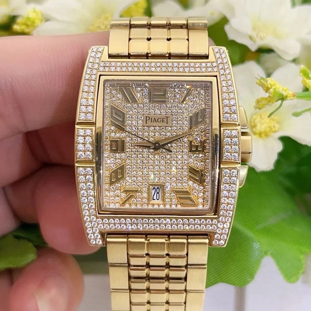 95新 Piaget/伯爵 瑞士机械男表满天星系列时尚腕表