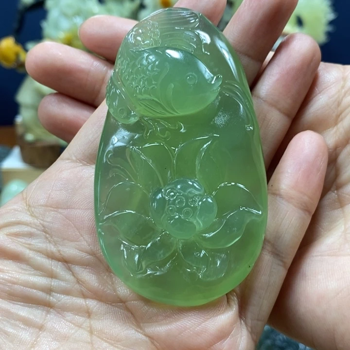 未镶嵌蛇纹石玉珠宝奇石阳**胜