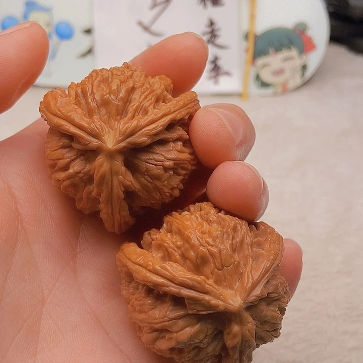 吊坠文玩核桃张*兵三棱